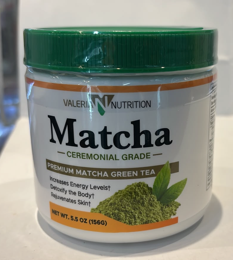 Matcha Ceremonial Grade Valeria Nutrition, polvo 156 g
