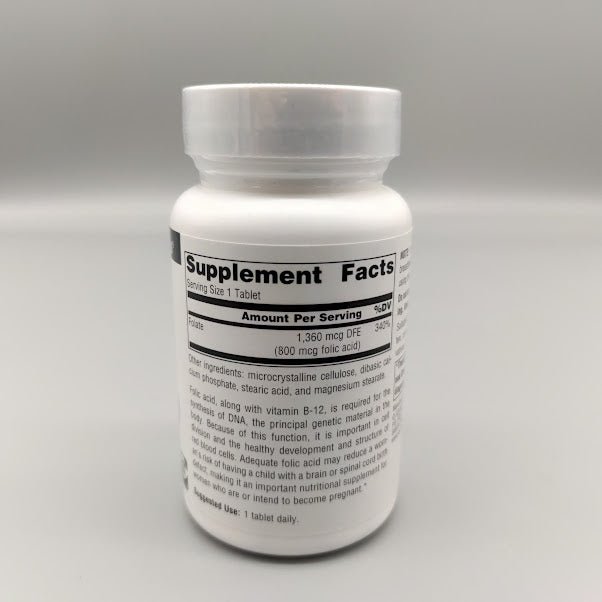 Ácido Fólico - 800MCG - 200 Tablets