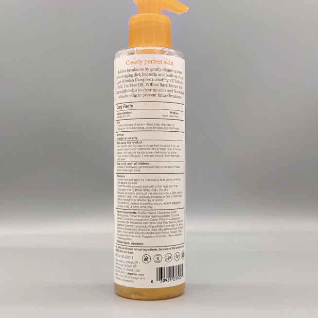 Acne Cleanser with 2 % Salicylic Acid & Blemis Complex 6oz
