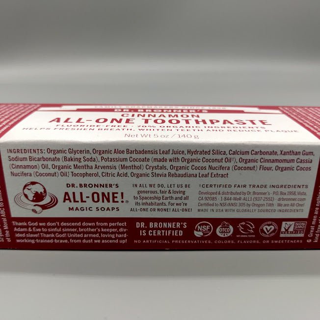 All - One Toothpaste Cinnamon 5 OZ (foto de archivo)