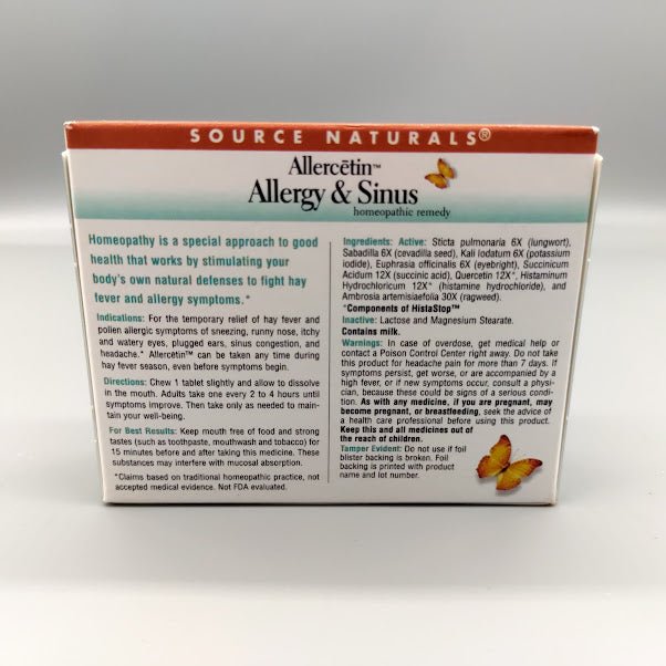 Allercetin - Allergy & Sinus 48 tablets