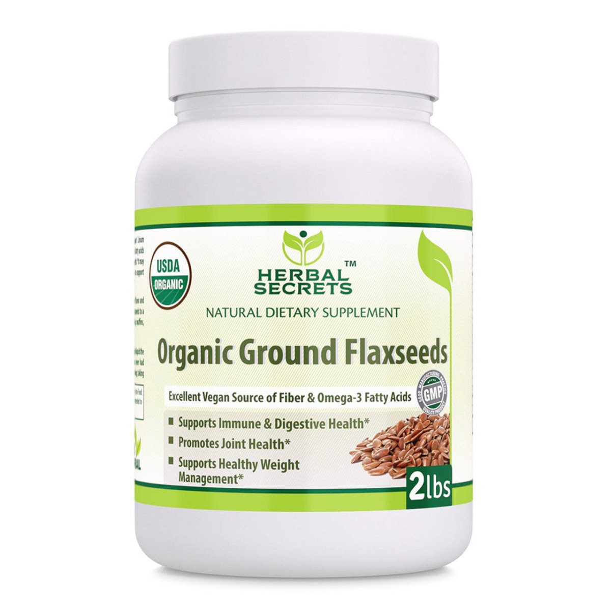 Amazing Foods Organic Ground Flaxseeds, 2 Lb Amazing Nutrition