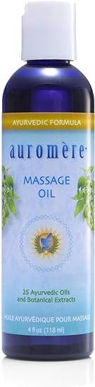 Auromere Aceite de masaje ayurvédico vegano