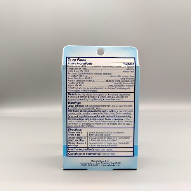 Baby Calming Tablets - 125 Tabletas - Hyland's
