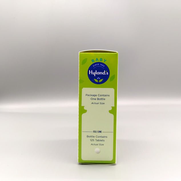 Baby Nighttime Oral Pain Relief Tablets 125 TABLETS de Hyland's — vista posterior