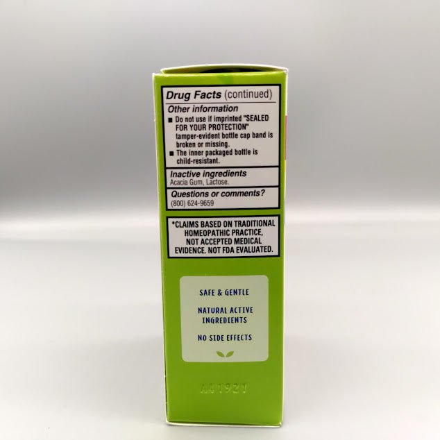 Baby Nighttime Oral Pain Relief Tablets 125 TABLETS de Hyland's — vista lateral
