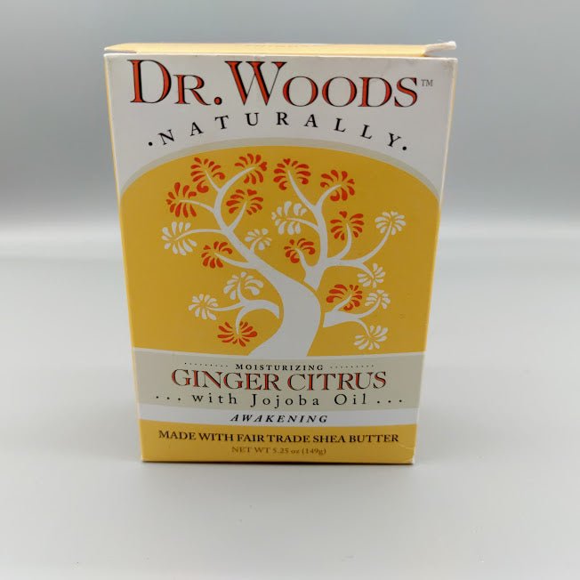 Bar Soap Ginger Citrus 5.25 OZ de Dr. Woods (foto de archivo)