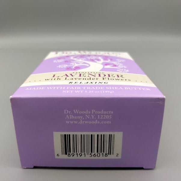 Bar Soap Lavender with Org Flowers 5.25 OZ de Dr. Woods — detalle (foto de archivo)