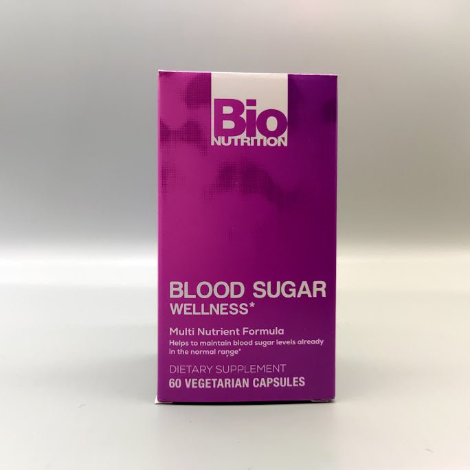 Bienestar del Azúcar en Sangre Bio Nutrition 60 cápsulas vegetarianas con cromo y canela