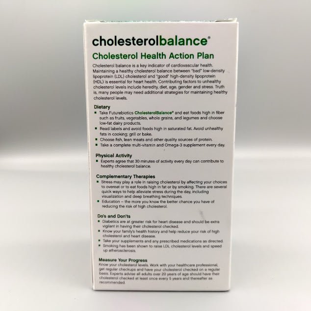Cholesterol Balance, Cholestatin Fiber Complex Vegetarian 90 Capsules de Future Biotics — vista lateral