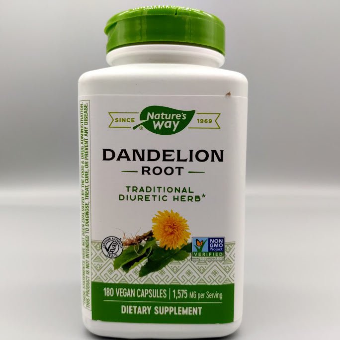 Dandelion Root - 1,575 mg - 180 Vegetarian Capsules - Nature's Way