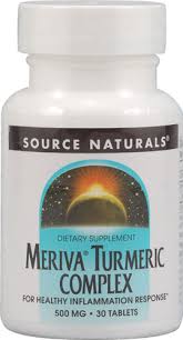 Turmeric with Meriva® 500 mg 30 tabletas de Source Naturals (foto de archivo)