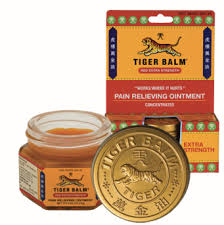 Tiger Balm Red X-tra Strength 0.63 OZ — etiqueta del producto