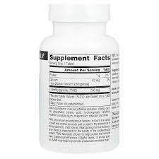 Suplemento TMG 750 mg para mejorar la salud cardiovascular de Source Naturals — etiqueta con los ingredientes