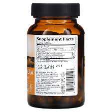 Turmeric Formula de Organic India — etiqueta con los ingredientes
