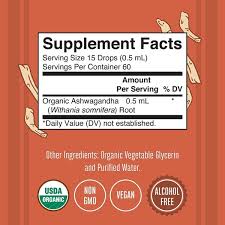 Mary Ruth’s Organic Ashwagandha Root Liquid Extract – 1 oz (Extracto líquido orgánico de raíz de Ashwagandha)