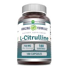Amazing Formulas L-Citrulline 750 mg 180 cápsulas de AMAZING NUTRITION