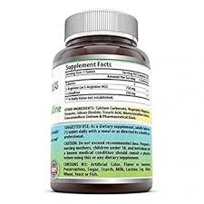L-Arginina y L-Citrulina Amazing Formulas: panel con 750 mg de L-arginina y 250 mg de L-citrulina