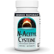 Frasco de N-Acetyl L-Tyrosine 300 mg de Source Naturals, 60 tabletas