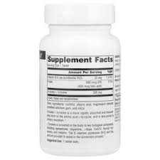 N-Acetyl L-Tyrosine de Source Naturals, tirosina con vitamina B6 y ácido fólico