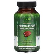 Nitric Oxide PWR Irwin Naturals con L-Citrulina, 60 Softgels