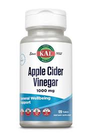 Apple Cider Vinegar 1 g 120 cápsulas de Kal