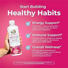 Mary Ruth’s Women's 40+ Multivitamin Liposomal Vanilla Peach