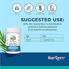 Mary Ruth’s 3-in-1 Daily Digestive Health 50 Billion CFU