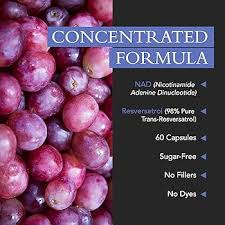 Resveratrol con NAD+ 1.000 mg Xtravit Plus, 60 Cápsulas de Xtravit LLC — vista posterior del envase