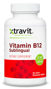 Xtravit Vitamin B12 Sublingual 1000MG 30 Caps