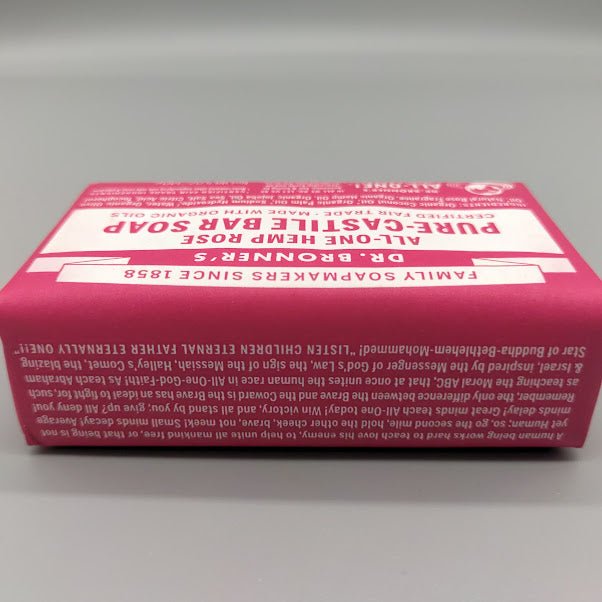 Dr. Bronners Magic Organic Rose Bar Soap - 5 oz