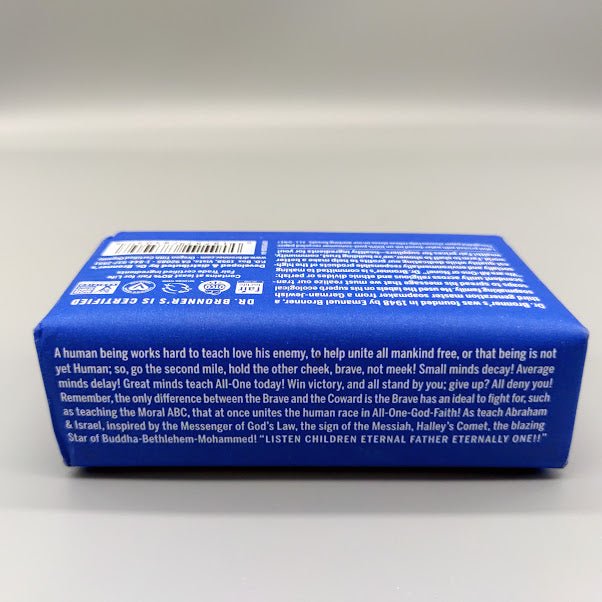 Dr. Bronners Organic Bar Soap - Peppermint -5 oz en Puerto Rico — etiqueta con los ingredientes