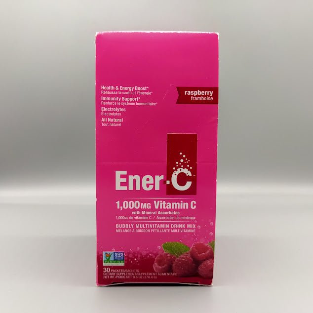 Drink &amp; Mix Powder- Raspberry - 1000mg Vitamin C - 1 or 30 Units
