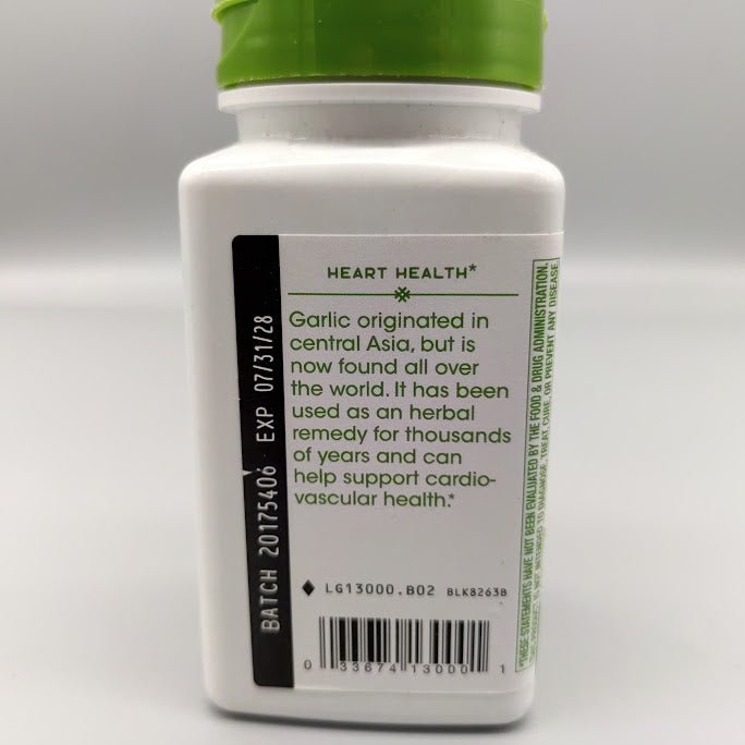Garlic 580 mg 100 Vegan CAPS (foto de archivo)
