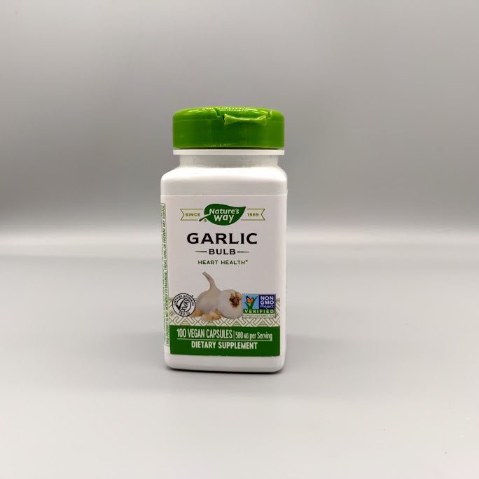 Garlic 580 mg 100 Vegan CAPS (foto de archivo)