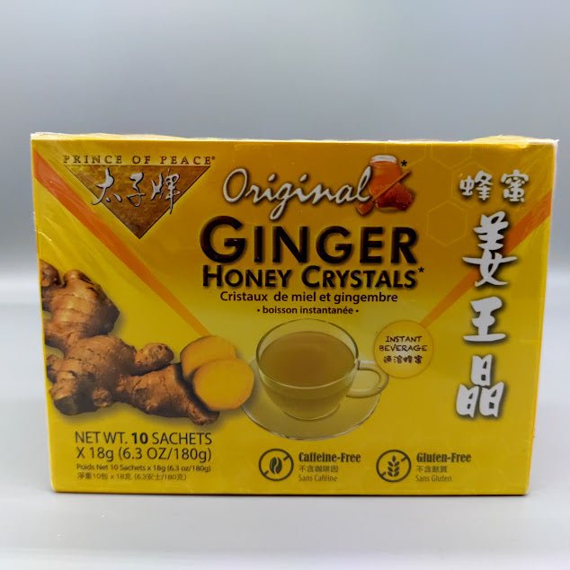 Ginger Honey Crystals 10 Sachets Bags
