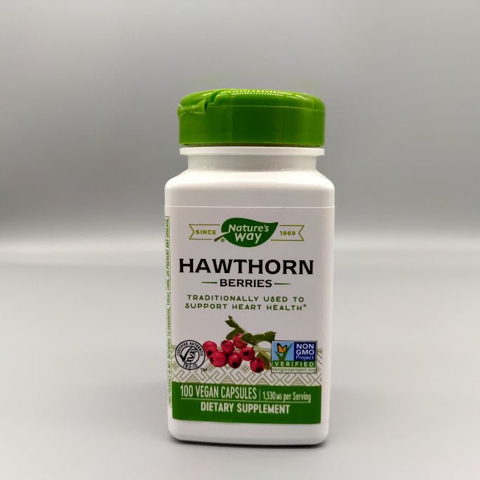 Hawthorn, 100 Vegetarian Capsules (foto de archivo)