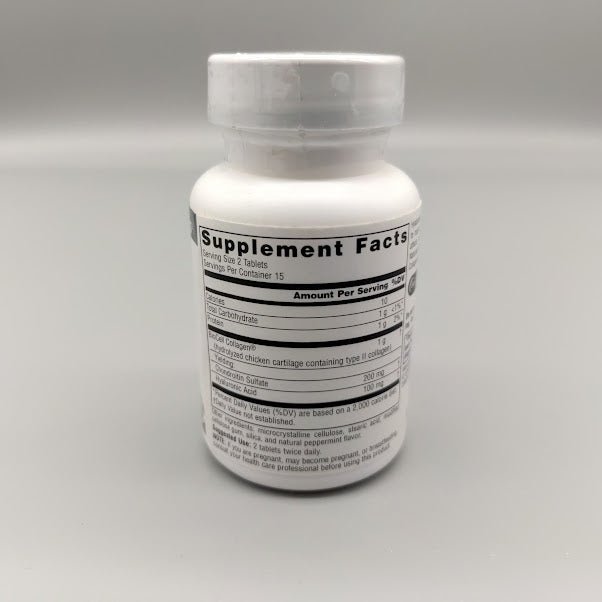 HYALURONIC ACID - 50 MG - 30 TABLET de Source Naturals — etiqueta con los ingredientes