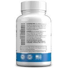 Apple Cider Vinegar 1 g 120 cápsulas de Kal — etiqueta con los ingredientes