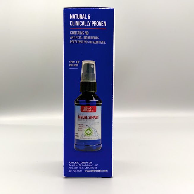 Immune Support - with SilverSol Technology - 4oz de Silver Biotics — vista posterior