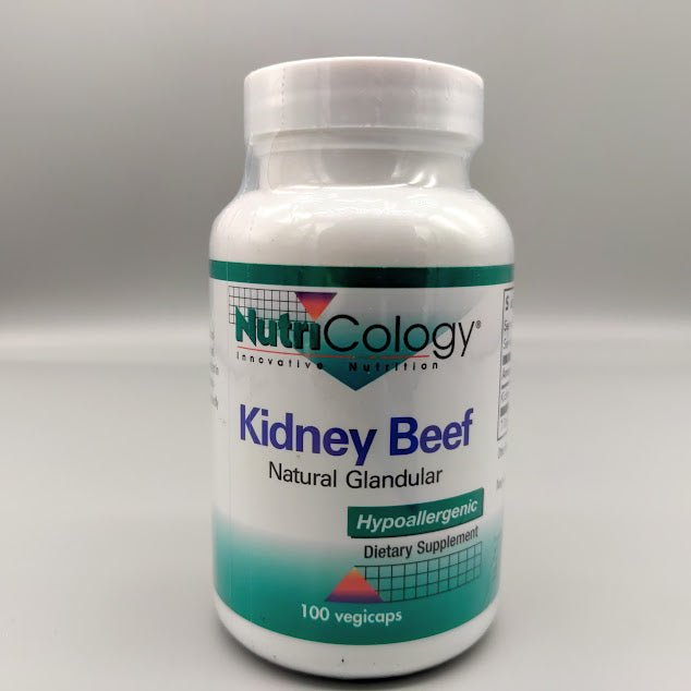 Kidney Beef Natural Glandular 100 caps de NutriCology