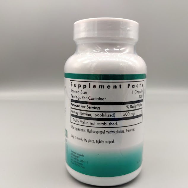 Kidney Beef Natural Glandular 100 caps