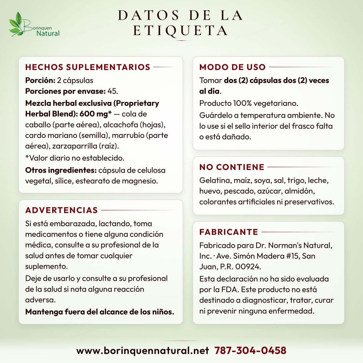 Datos de la etiqueta de Lipidplex: hechos suplementarios, modo de uso, advertencias, lo que no contiene y fabricante