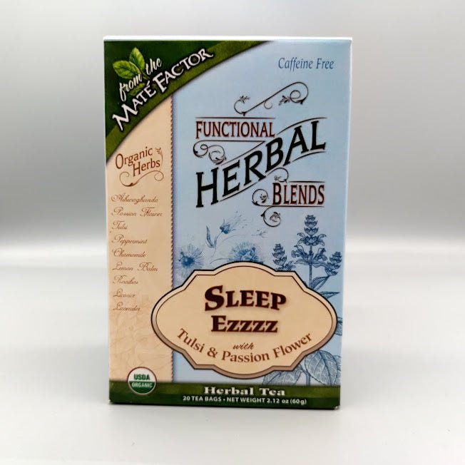 Mate Factor Organic Sleep Ezzz With Tulsi And Passion Flower Tea 234494 de Maté Factor
