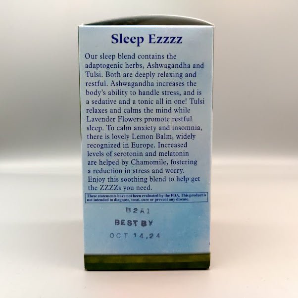 Mate Factor Organic Sleep Ezzz With Tulsi And Passion Flower Tea 234494 de Maté Factor — vista posterior