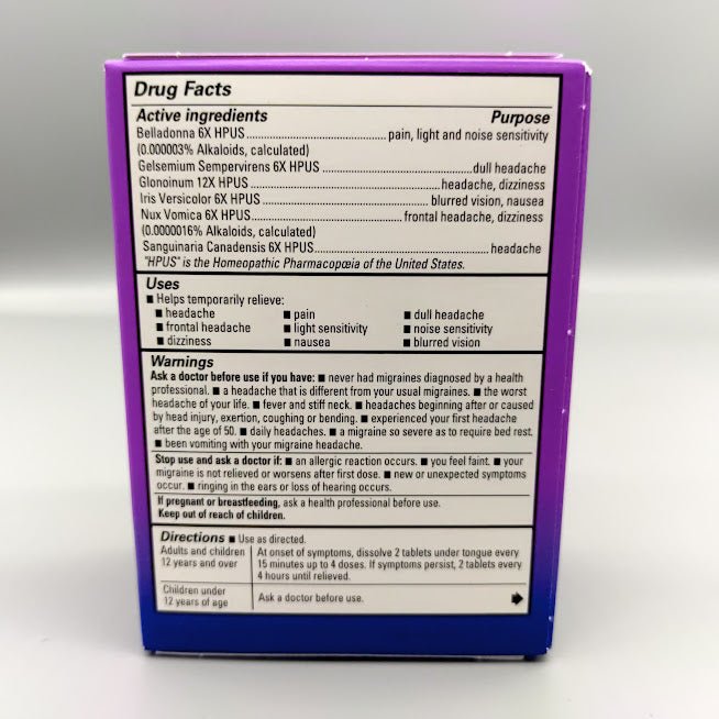 Migraine Relief 100 tablets