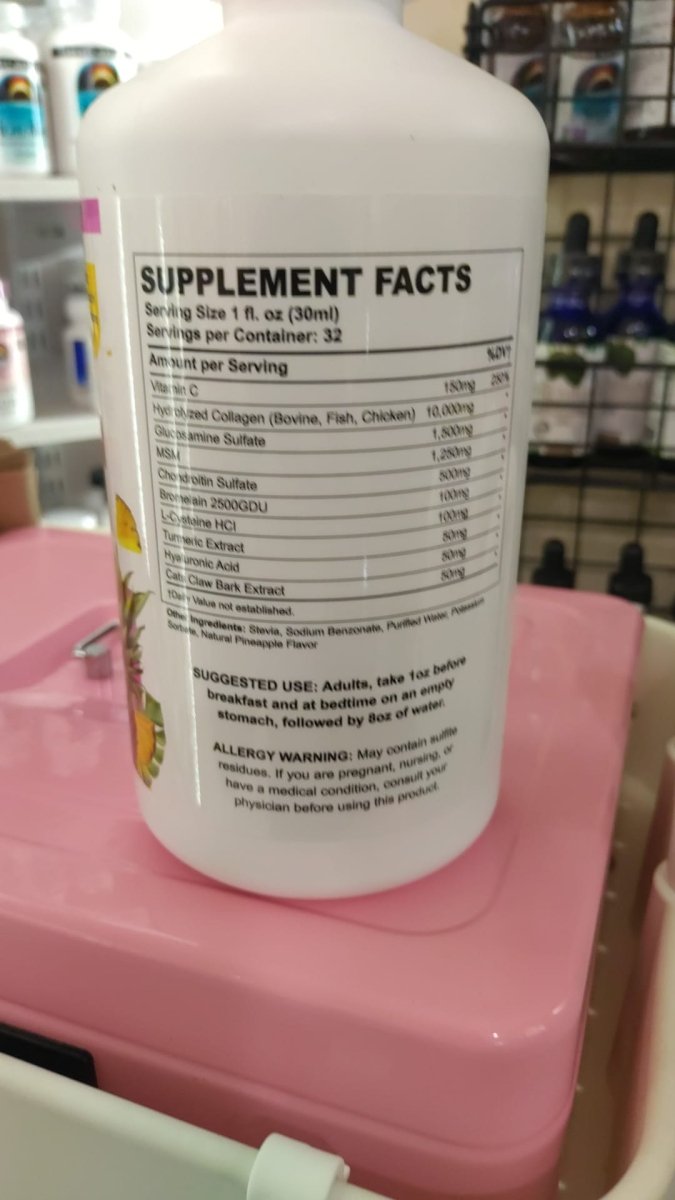 Multi Collagen Peptides Valeria Nutrition - Sabor Piña