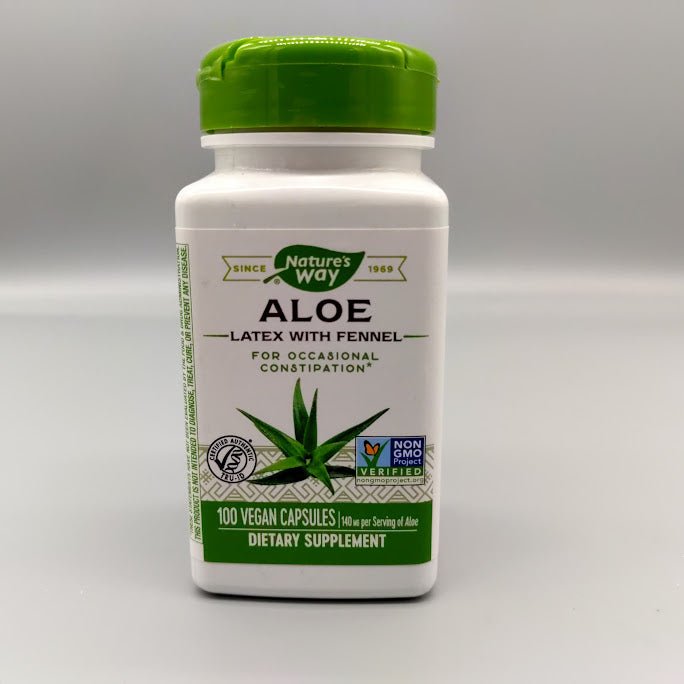 Natures Way - Aloe Latex with Fennel - 100 Capsules