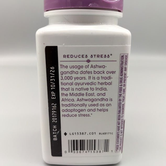 Nature's Way Ashwagandha Standardized, VCaps