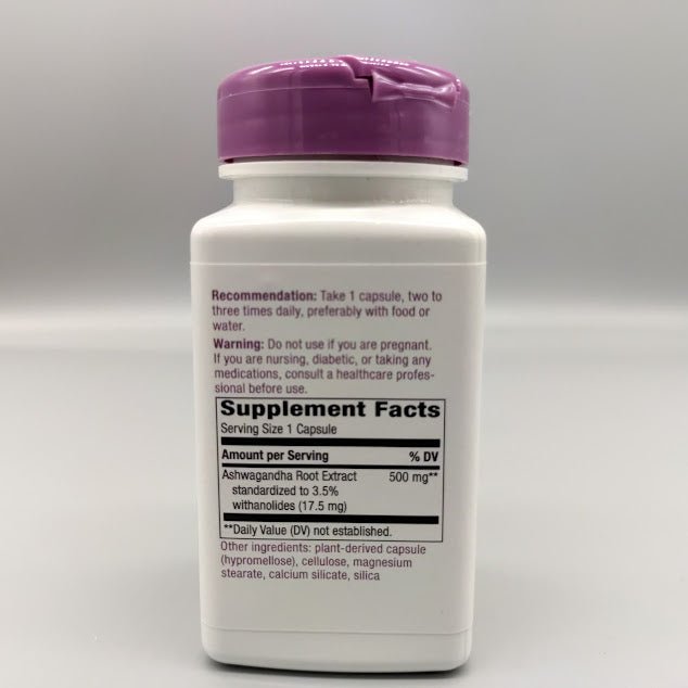 Nature's Way Ashwagandha Standardized, VCaps